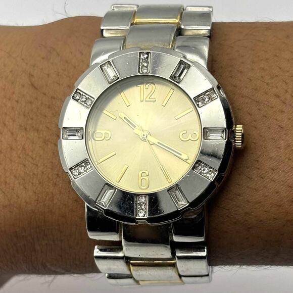 Silver Crystal Retro Watch - Picture 1 of 5